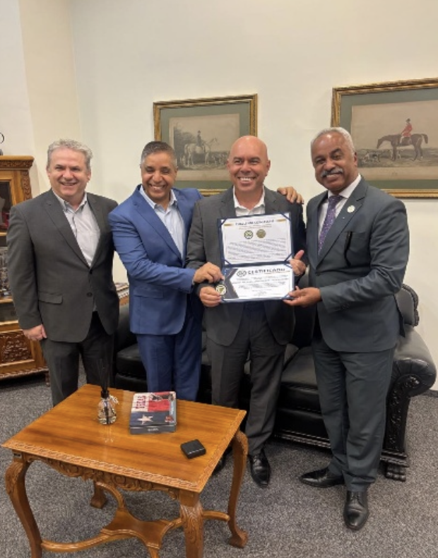 Visita ao Secretário Executivo de Segurança Pública do Estado de São Paulo.